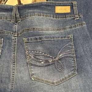 769. Angels Jeans Women's Denim Boot Cut with Embellished Pocket